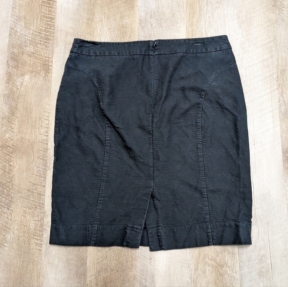 J Crew Black Cotton Pencil Skirt - Picture 5 of 10